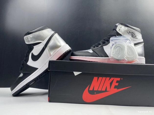 AIR OG CD0461-001 JORDAN 1 SILVER TOE WMNS HIGH 0801